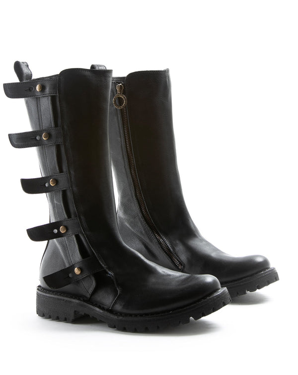 Fiorentini Baker M-ECSTA Black Leather Boots