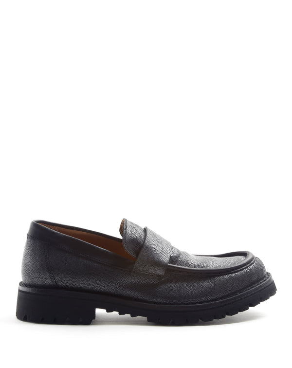 fiorentini baker M-EMMET Silver Leather Loafer