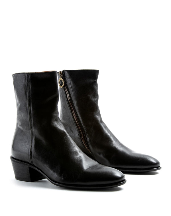Fiorentini Baker MATT Black Leather Boots