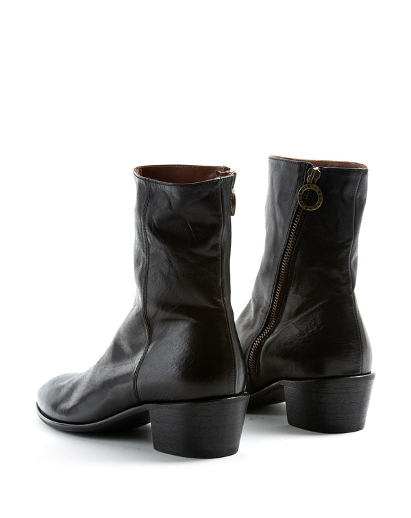Fiorentini Baker MATT Black Leather Boots