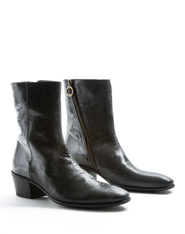 Fiorentini Baker MATT Black Leather Boots