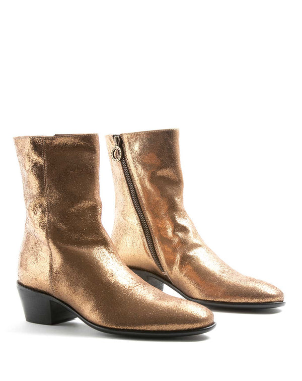 Fiorentini Baker MATT Gold Leather Boots