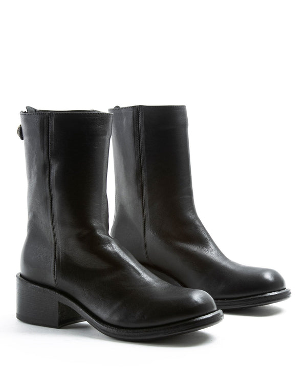 Fiorentini Baker MENNY Black Leather Boots