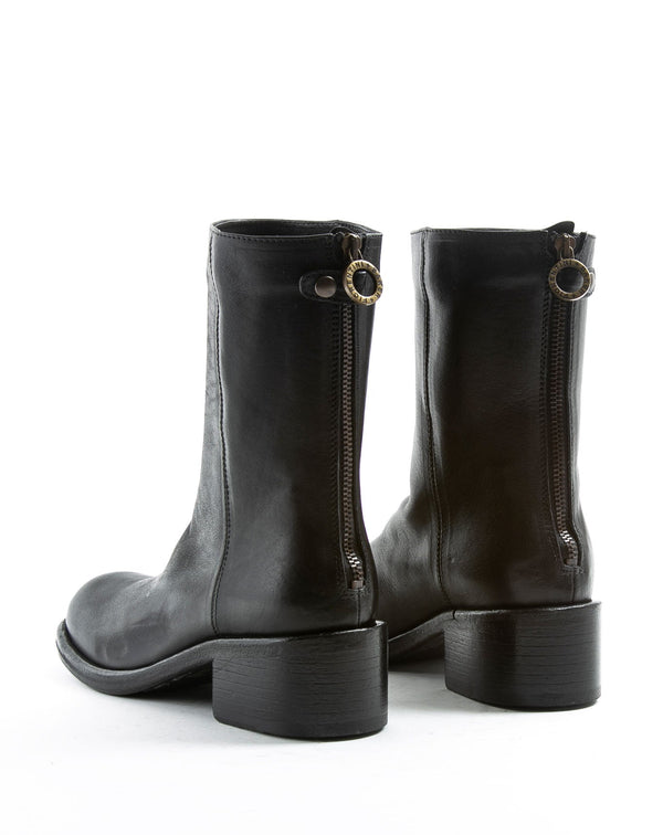 Fiorentini Baker MENNY Black Leather Boots