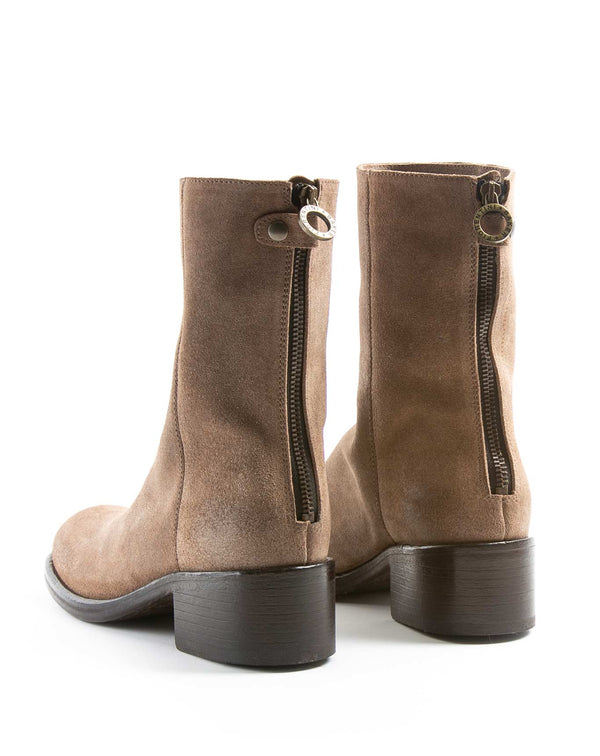 Fiorentini Baker MENNY Taupe Suede Boots