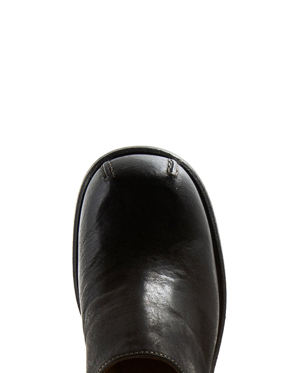 Fiorentini Baker MIND Black Leather Clogs