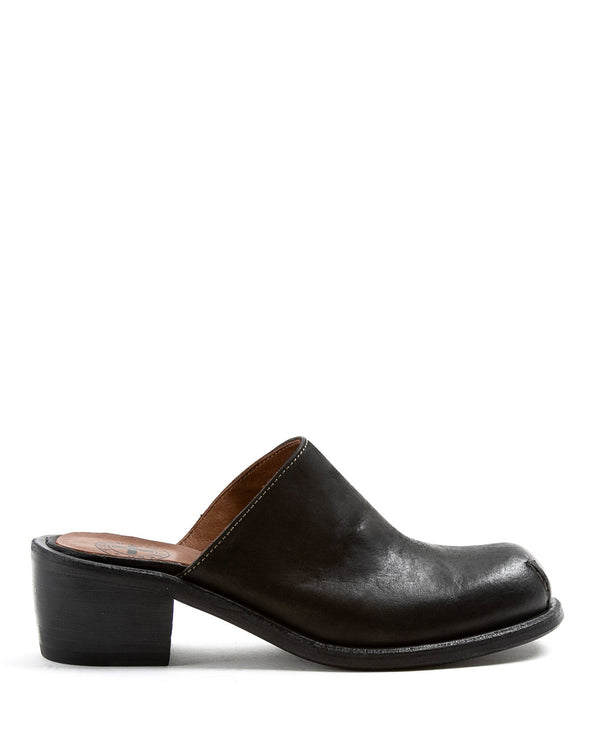 fiorentini baker MIND Black Leather Clogs