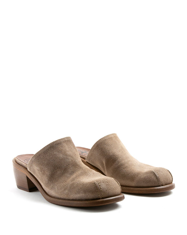 Fiorentini Baker MIND Tobacco Suede Clogs