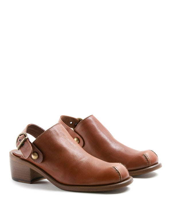 Fiorentini Baker MINT Brown Leather Mules