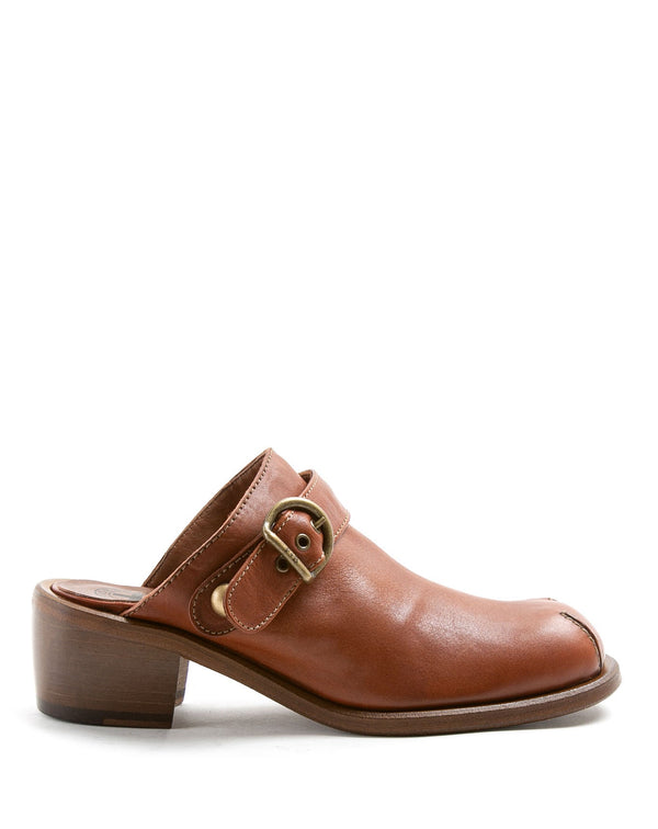 fiorentini baker MINT Brown Leather Mules