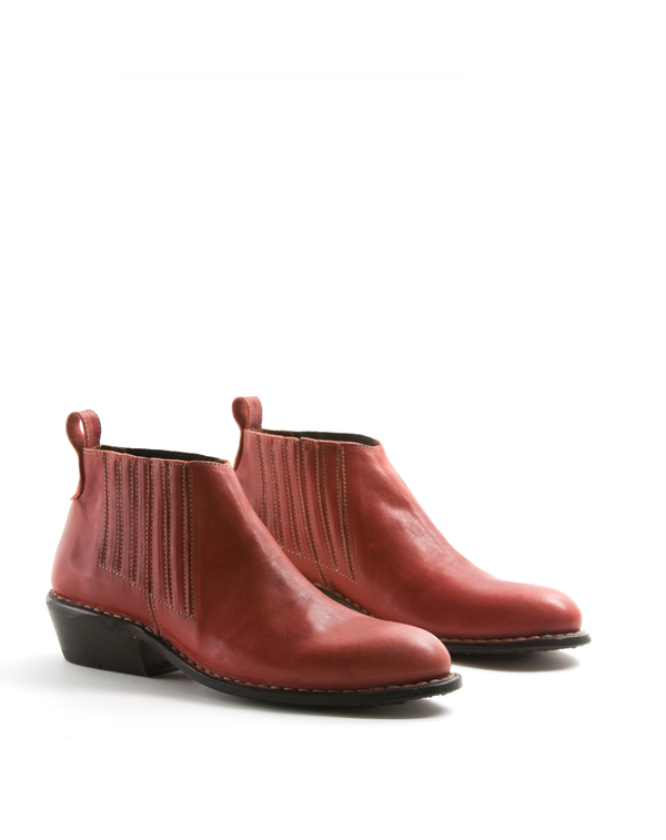 Fiorentini Baker RAY Red Leather Boots