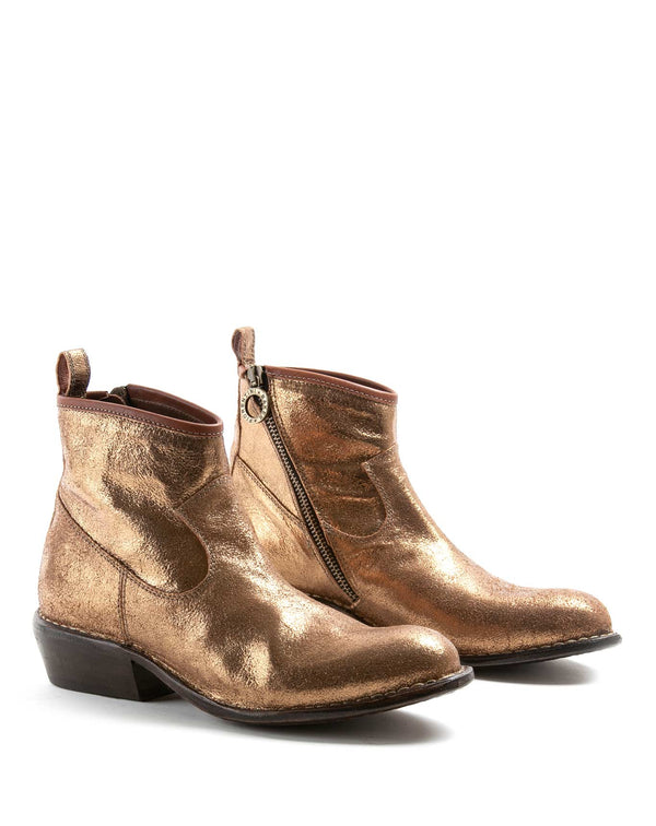 Fiorentini Baker REN Gold Leather Boots