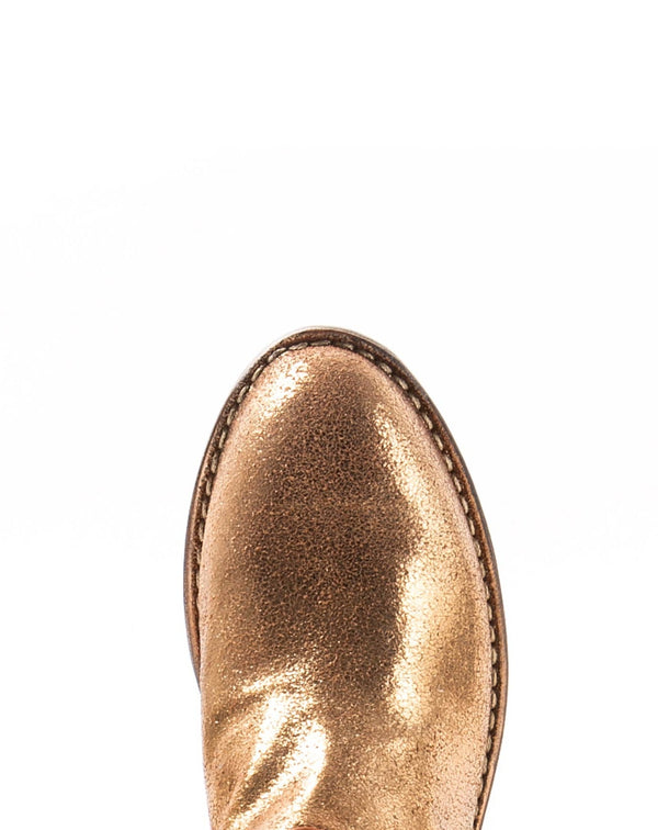 Fiorentini Baker RENO Gold Leather Mules
