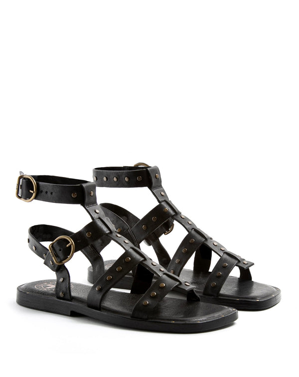 fiorentini Baker ZEN Black Leather Sandals