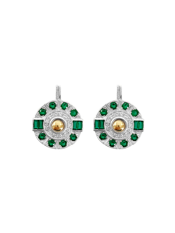 Fiorina Aztec Earrings Chakra & White SpinelVariant Sold Out Or Unavailable