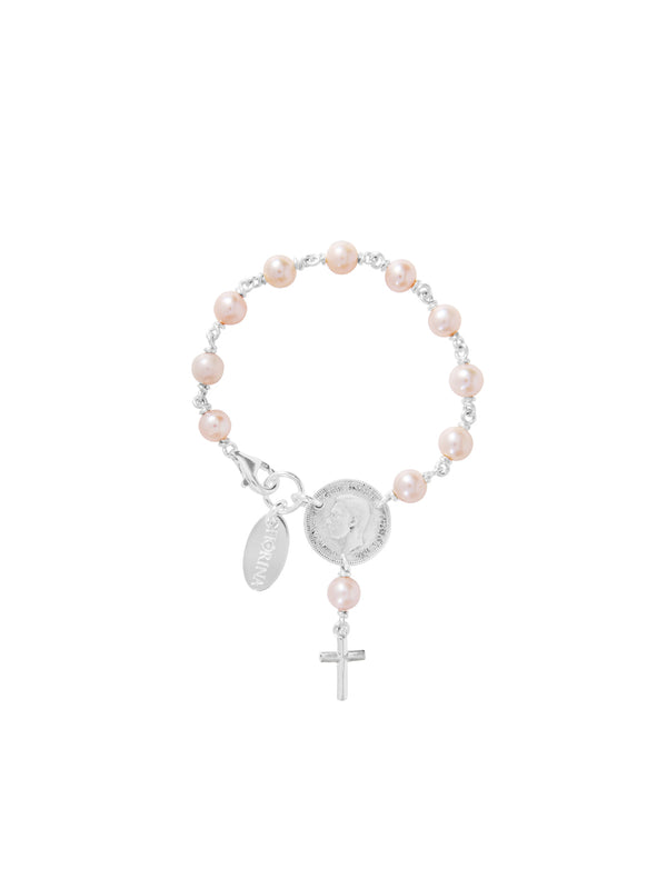 fiorina Baby Rosary Bracelet Pink PearlVariant sold out or unavailable