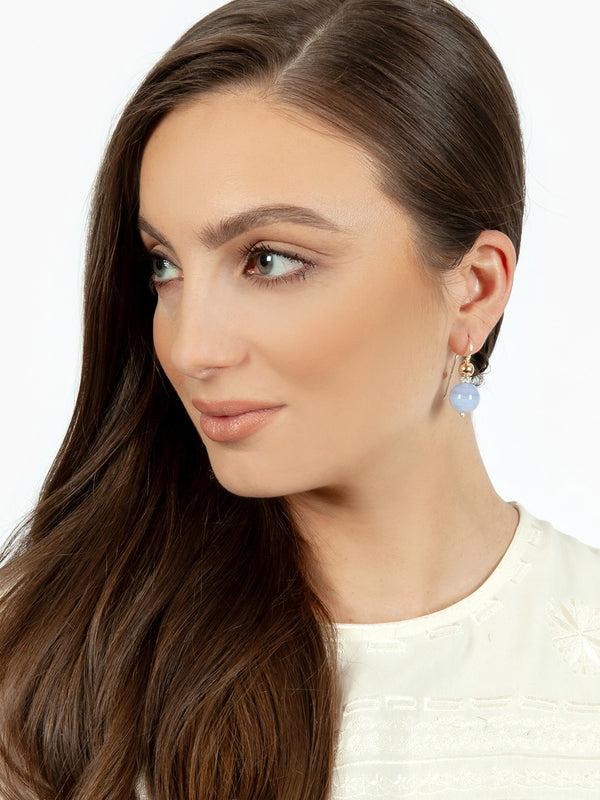 Fiorina Double Ball Earrings SodaliteVariant Sold Out Or Unavailable