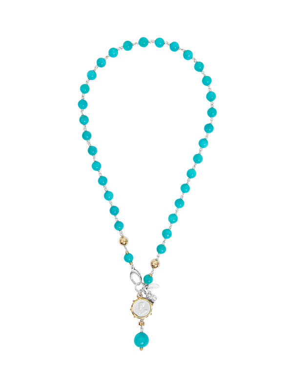 fiorina Elite Monster Pearlina Necklace AmazoniteVariant sold out or unavailable