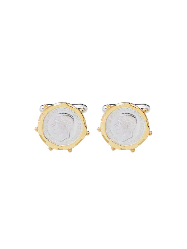 fiorina 3p Gold Encased Cufflinks