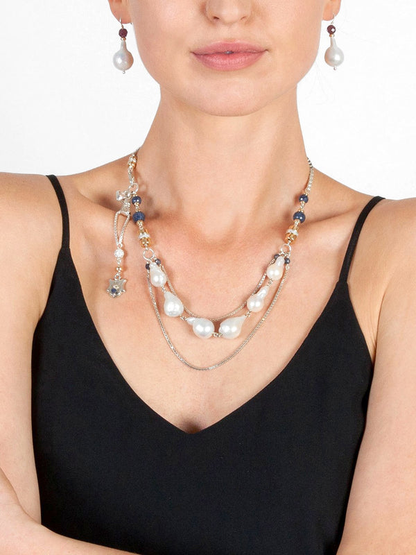 Fiorina Baroque Pearl Trapeze Necklace