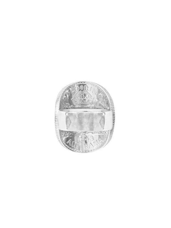 Fiorina Bent Coin Ring
