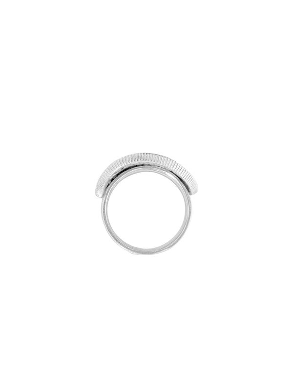 Fiorina Bent Coin Ring