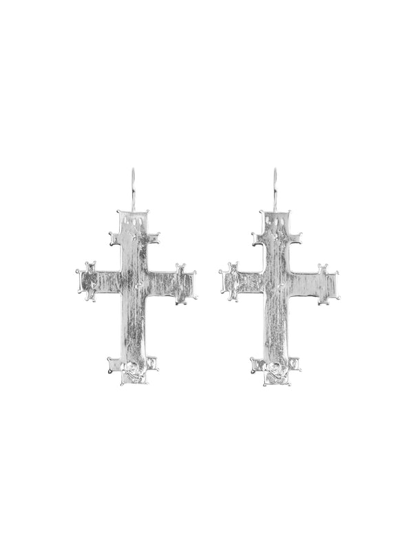 fiorina Byzantine Cross Earrings