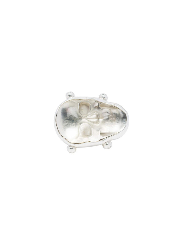 fiorina Crystal Rock Skull Ring