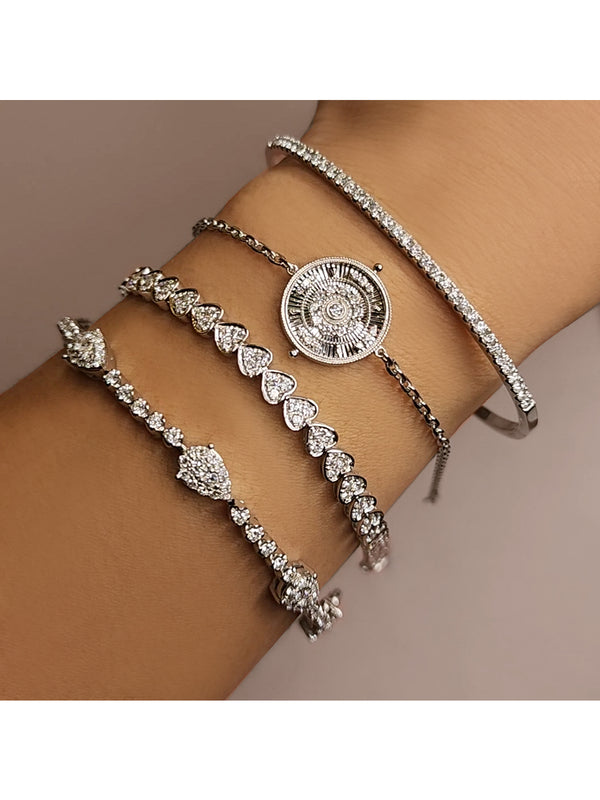Fiorina Diamond Logo Bracelet