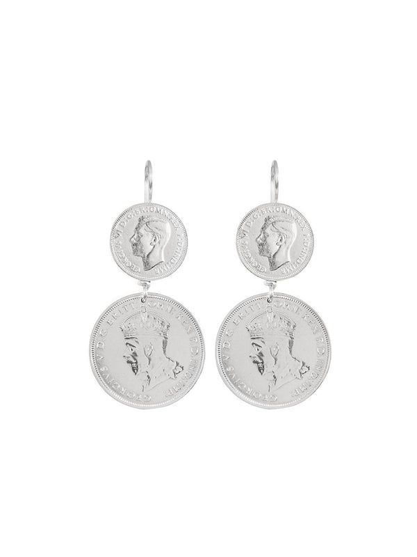 fiorina Double Coin Earrings