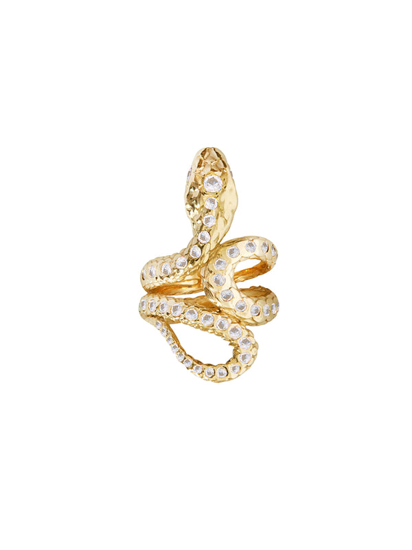 Fiorina Gold Ancient Snake Ring
