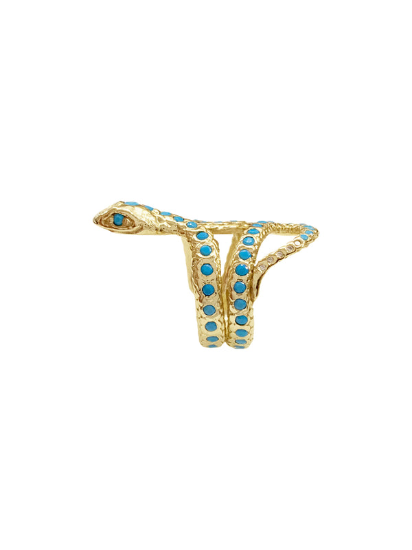 Fiorina Gold Ancient Snake Ring