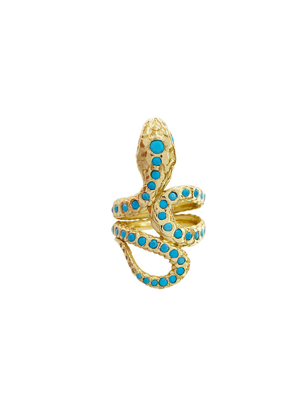 fiorina Gold Ancient Snake Ring