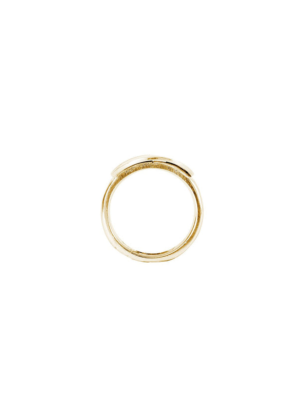 Fiorina Gold Bent 3p Pinkie Ring