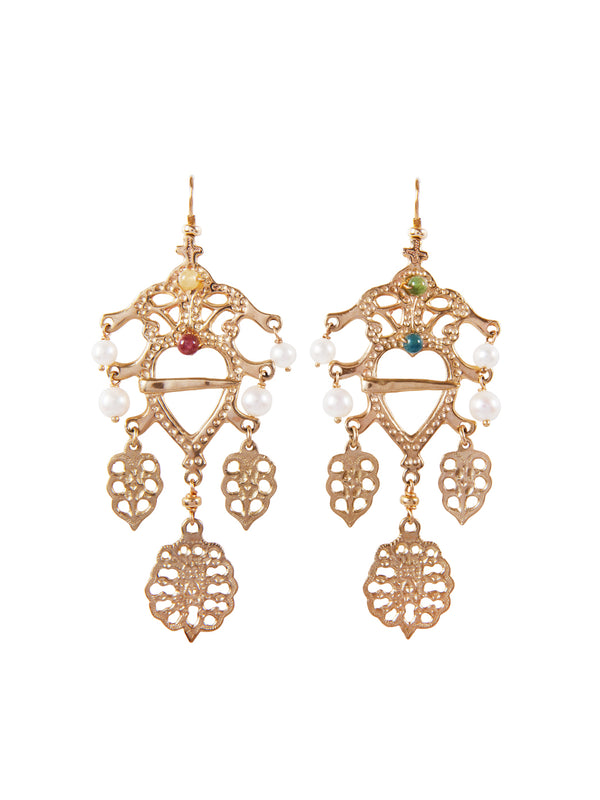 fiorina Gold Folklore Earrings