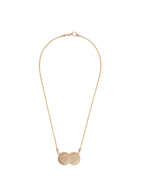 fiorina Gold Medium Saint George Necklace