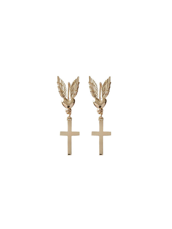 fiorina Gold Messenger Earrings