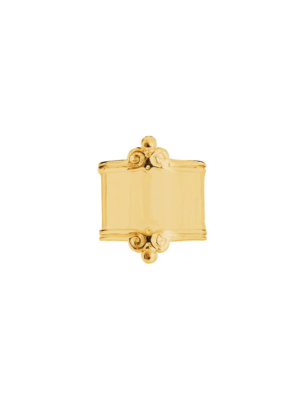 fiorina Gold Scroll Ring