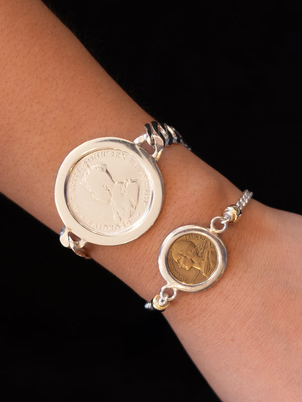 Fiorina Jumbo Moneta Coin Bracelet