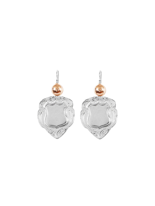 fiorina Medium Shield Earrings
