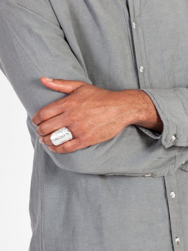 Fiorina Men's Leone Bent Coin Ring