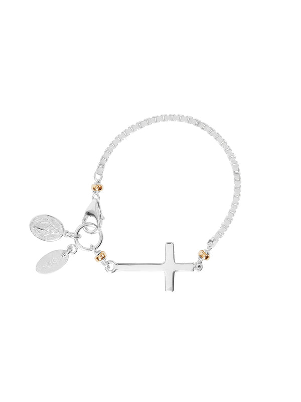 fiorina Men's Side Cross Bracelet