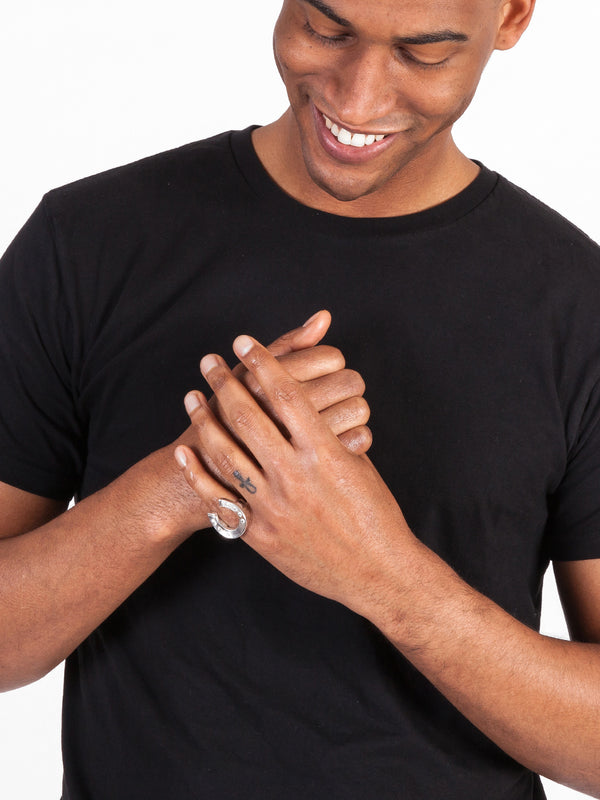 Fiorina Men's Small Horseshoe Ring