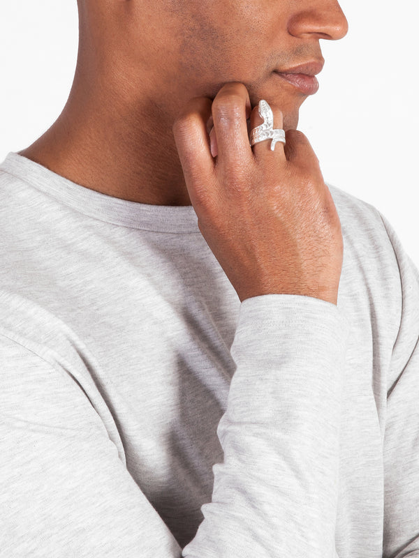 Fiorina Men's Snake Ring
