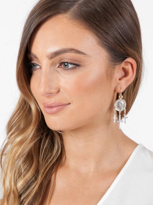 Fiorina Mini Trinity Earrings