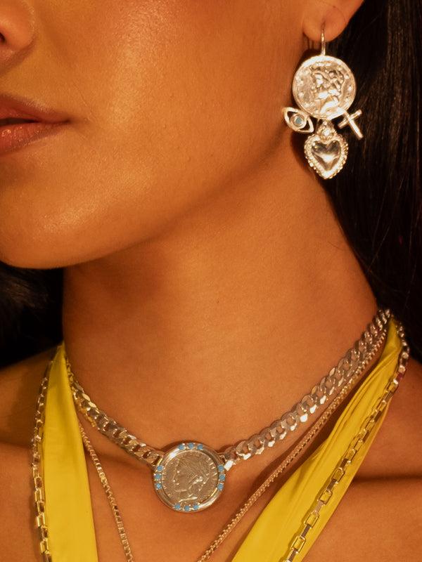 Fiorina Moneta Single Coin Necklace