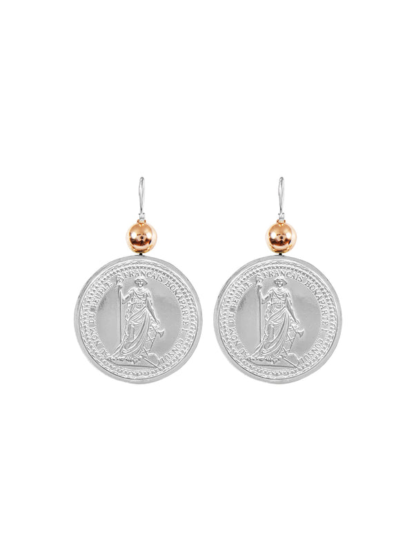 Fiorina Monster Coin Earrings