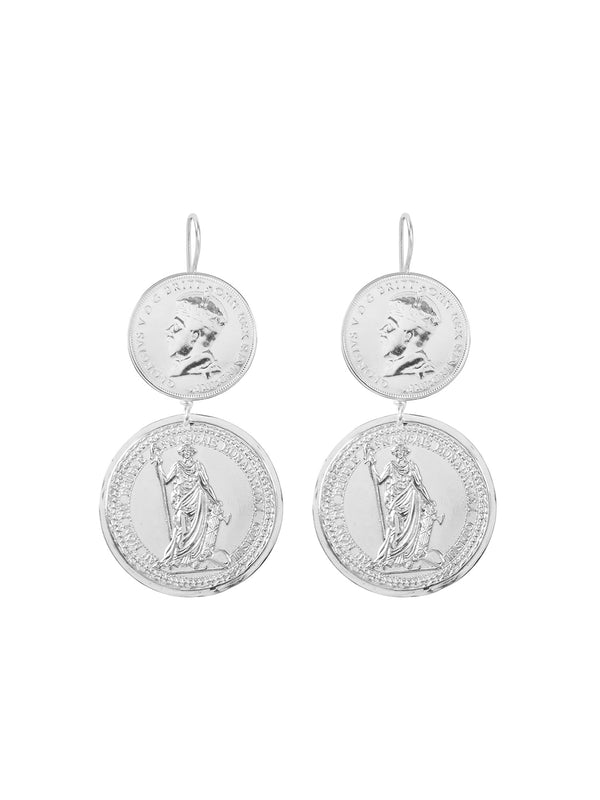 fiorina Monster Double Coin Earrings