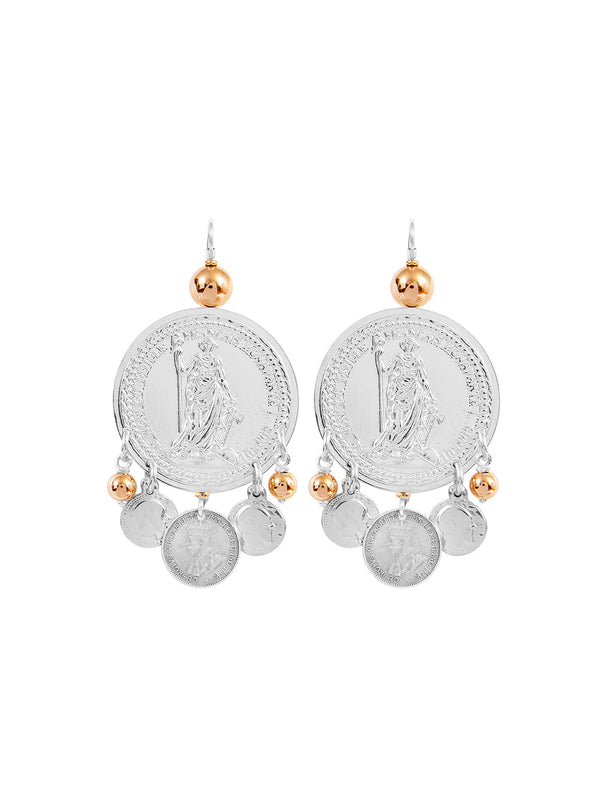 fiorina Monster Gypsy Coin Earrings