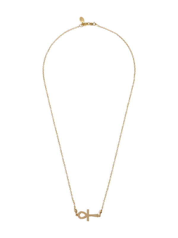 fiorina Petit Gold Ankh Necklace